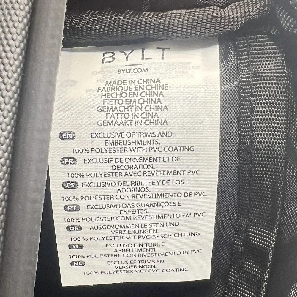 BYLT Water Resistant Crossbody Bag One Size Black Outdoor Gorpcore Travel Casual